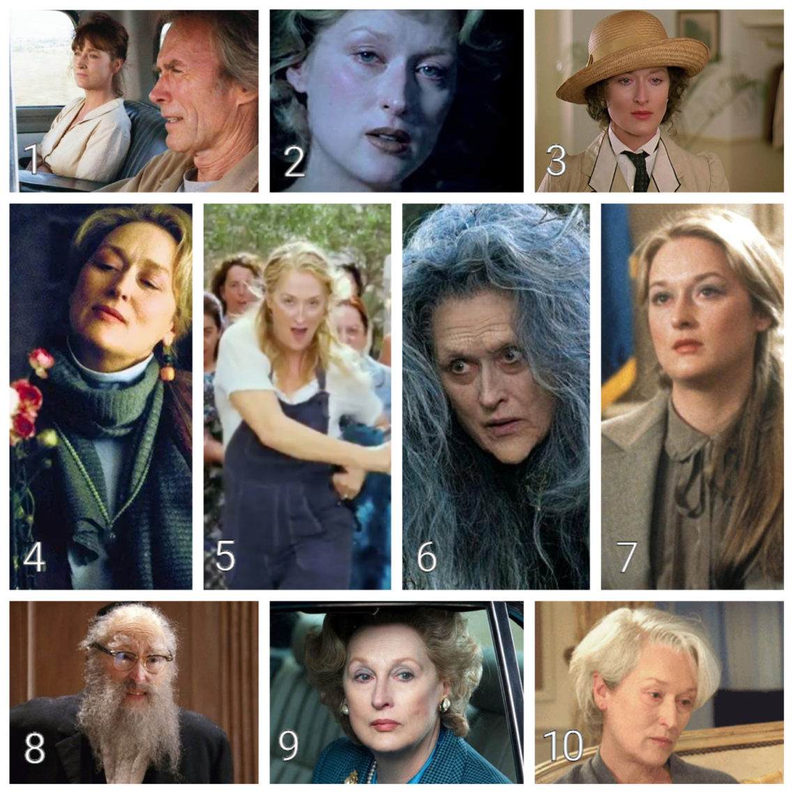 Meryl Streep Characters